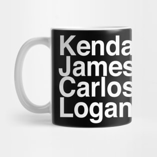 Big Time Rush Helvetica List Mug